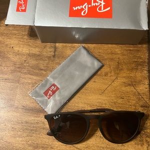 Ray Ban Erika Tortoise Sunglasses (Polarized)